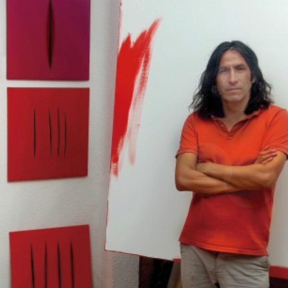 TerÁn en su estudio